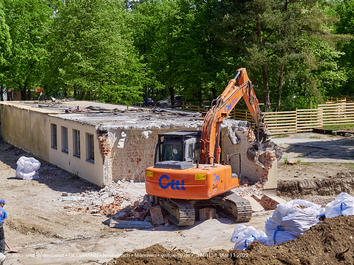 11.05.2022 - Baustelle am Haus für Kinder in Neuperlach